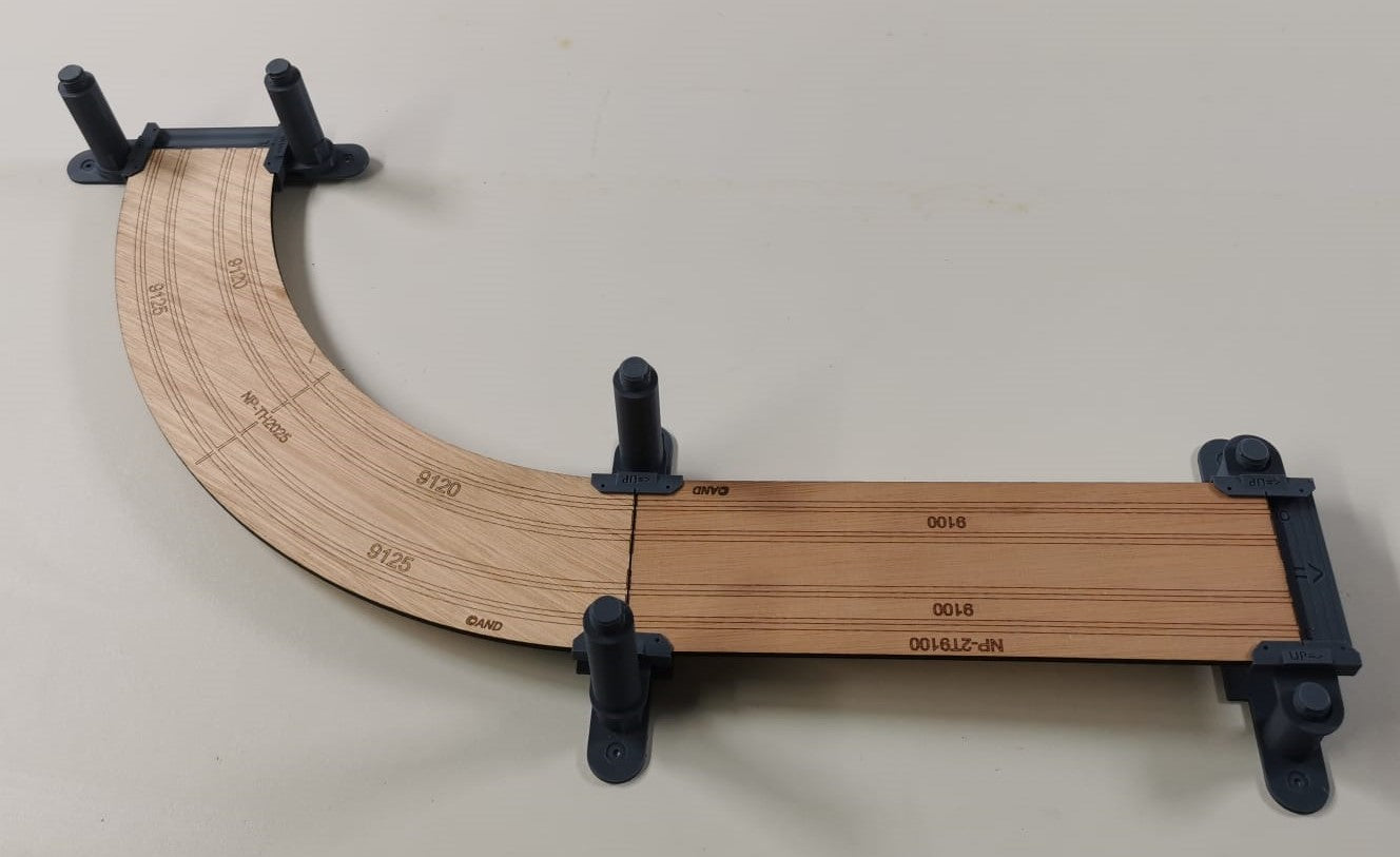 Rampe hélicoïdale NPH2025-L pente 3,5% pour modélisme ferroviaire
